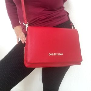 Mario Valentino AUTHENTIC red crossbody